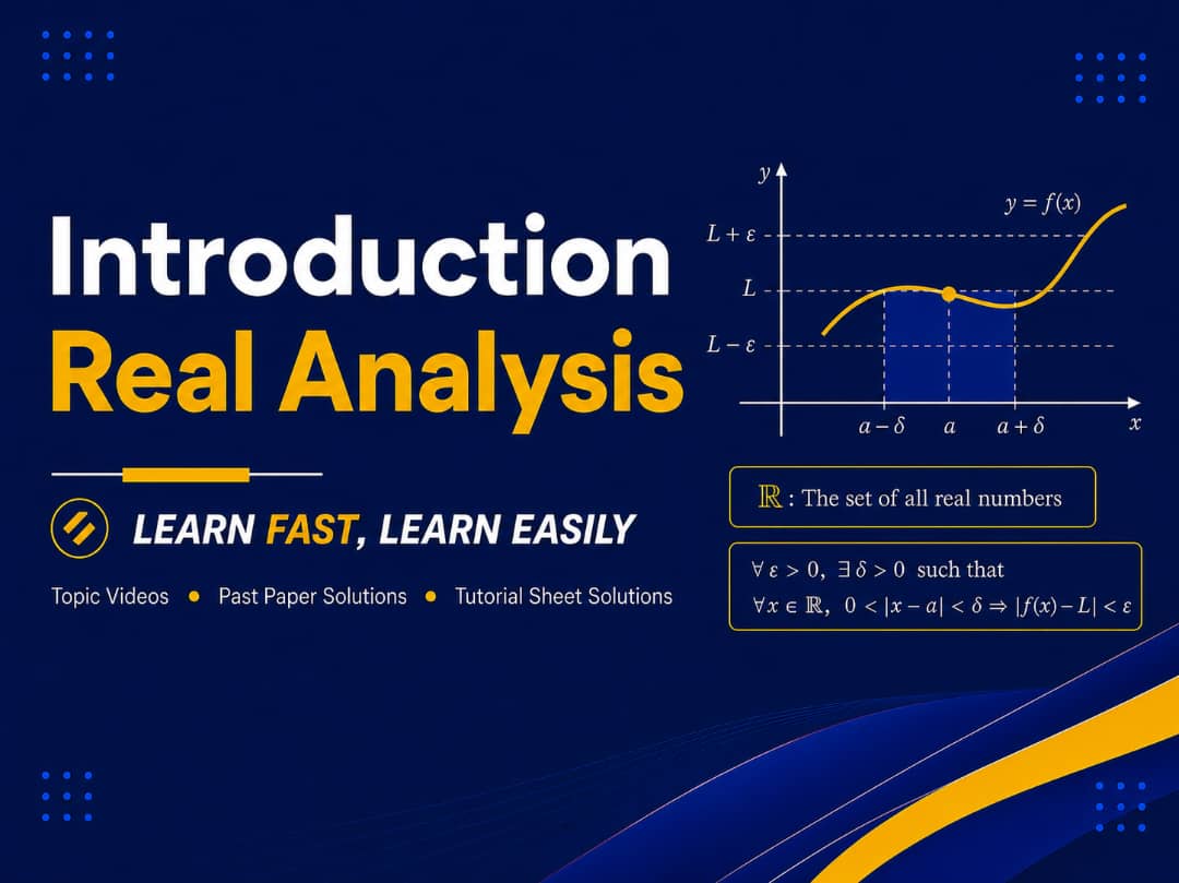 INTRODUCTION TO REAL ANALYSIS - MAT2300