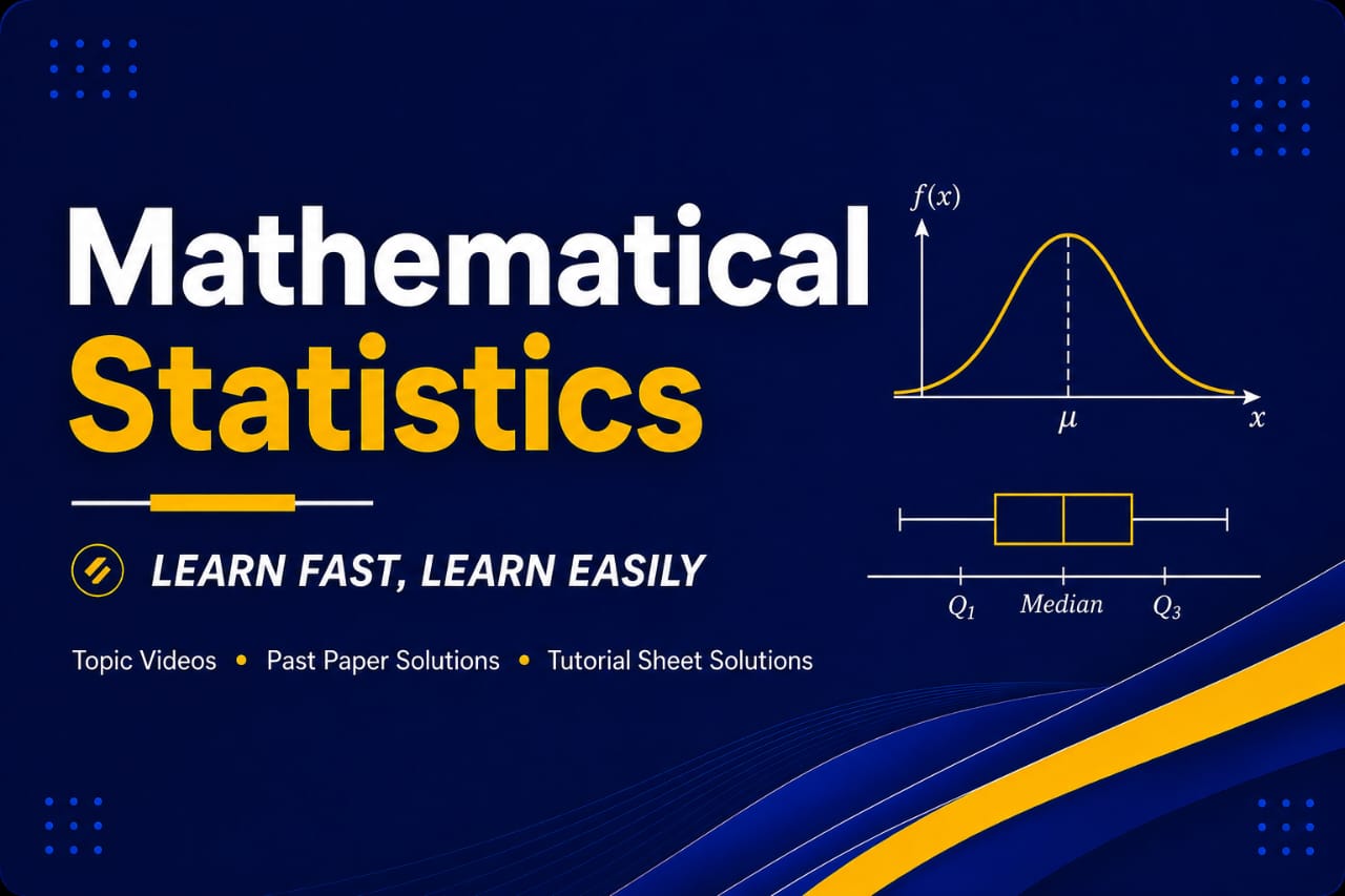 MATHEMATICAL STATISTICS - MAT3601
