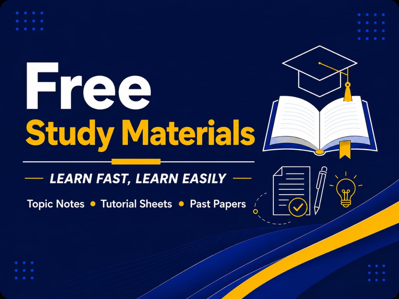FREE STUDY MATERIALS